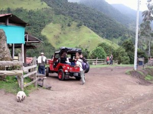 The first leg of the journey was hiring a jeep to take us near the trailhead. 