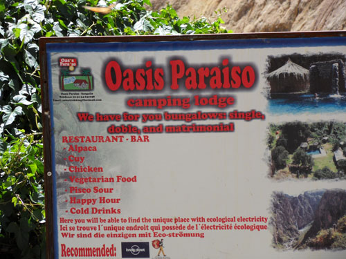 The Oasis Colca Canyon Peru
